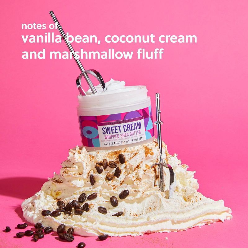 slide 4 of 10, Tree Hut Sweet Cream Whipped Body Butter Vanilla, Honey, Almond & Coconut - 8.4oz, 8.4 oz