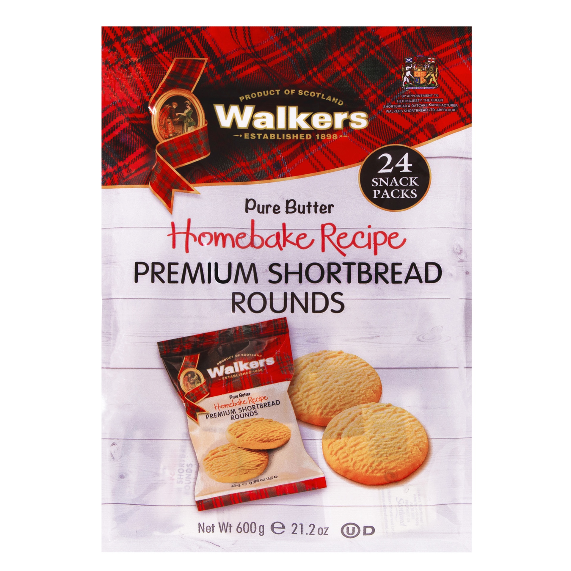 slide 1 of 1, Walkers Shortbread Snack Pack, 24 ct