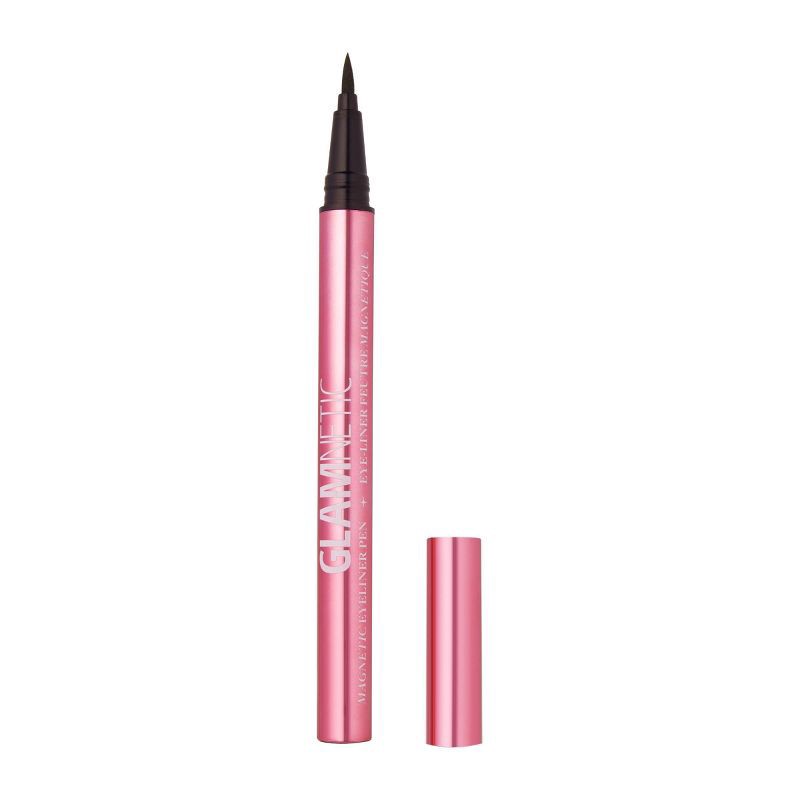slide 1 of 4, Glamnetic Felt Tip Magnetic Eyeliner Pen - Black - 0.03 fl oz - Ulta Beauty, 0.03 fl oz