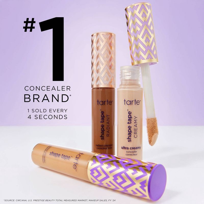 slide 5 of 9, tarte Shape Tape Radiant Concealer - 35H Medium Honey - 0.33 fl oz - Ulta Beauty, 0.33 fl oz