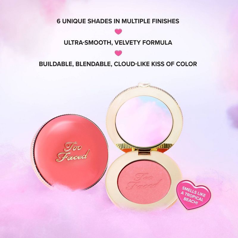 slide 9 of 9, Too Faced Cloud Crush Blurring Blush - Candy Clouds - 0.17oz - Ulta Beauty, 0.17 oz