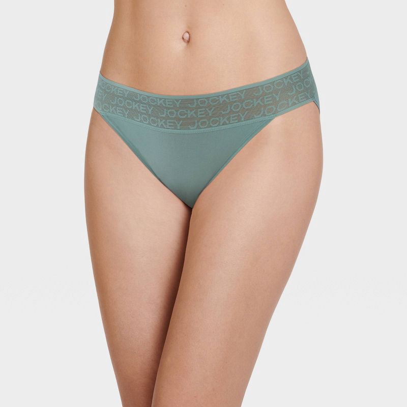 Jockey Generation™ Women's Soft Touch Logo String Bikini Underwear -  Wisteria Green XXL 1 ct