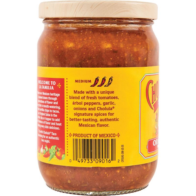 slide 12 of 15, Cholula Original Medium Salsa - 12oz, 12 oz