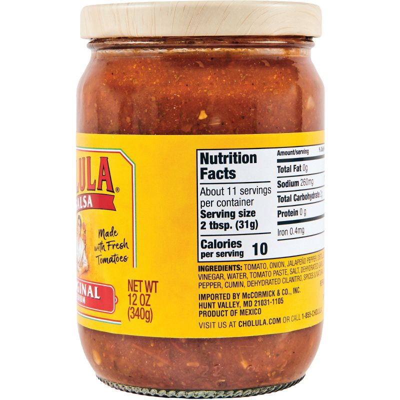slide 13 of 15, Cholula Original Medium Salsa - 12oz, 12 oz
