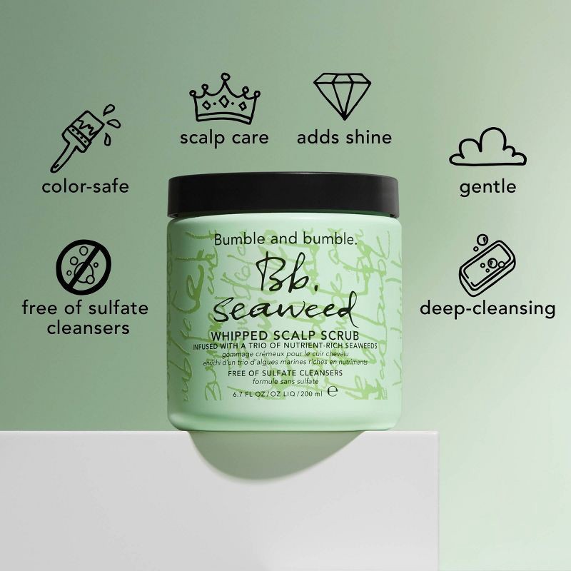 slide 9 of 10, Bumble and Bumble Seaweed Scalp Scrub - 6.7 fl oz - Ulta Beauty, 6.7 fl oz