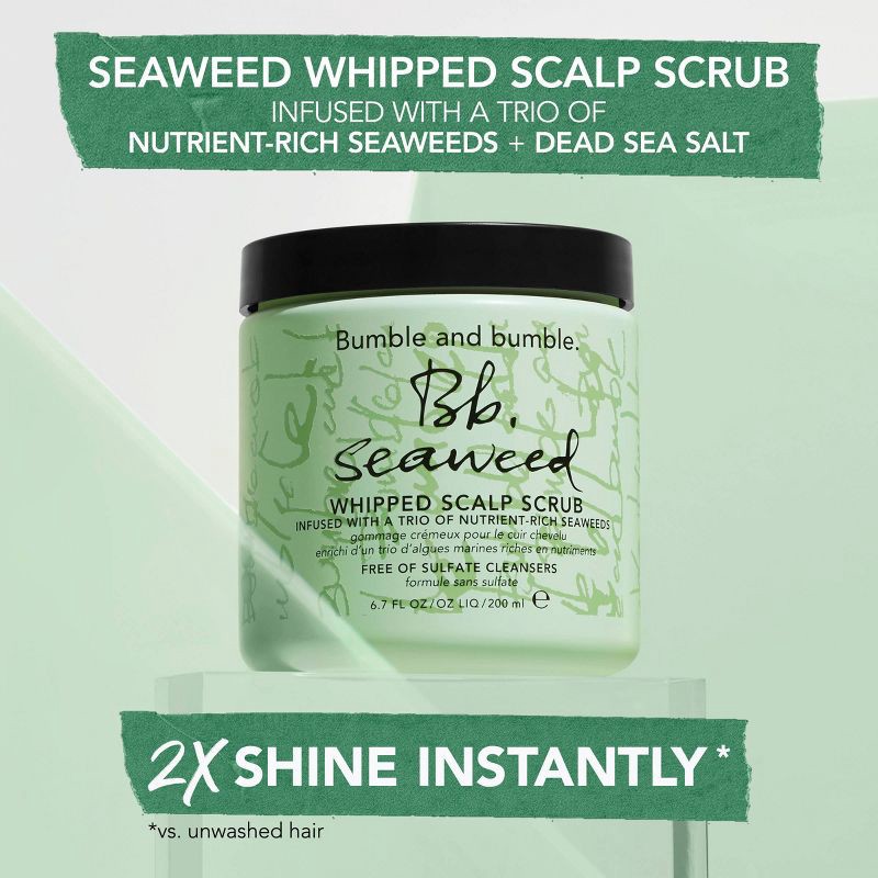 slide 10 of 10, Bumble and Bumble Seaweed Scalp Scrub - 6.7 fl oz - Ulta Beauty, 6.7 fl oz