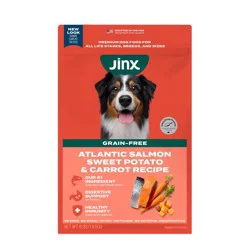 Jinx Grain-Free Dry Dog Food with Salmon, Sweet Potato & Carrot Flavor - 4lbs
