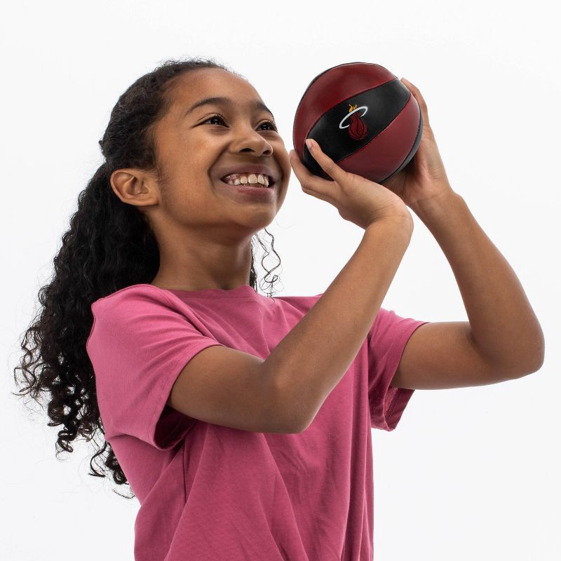 slide 2 of 5, NBA Miami Heat Sports Ball Sets: Foam Filled PVC Basketballs, Ages 3+, 1 ct