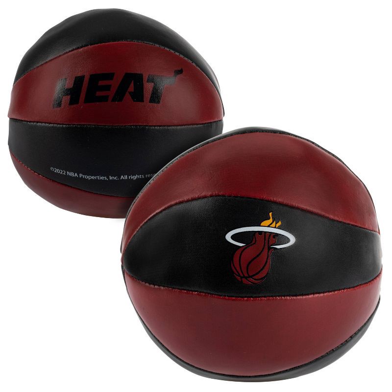 slide 1 of 5, NBA Miami Heat Sports Ball Sets: Foam Filled PVC Basketballs, Ages 3+, 1 ct