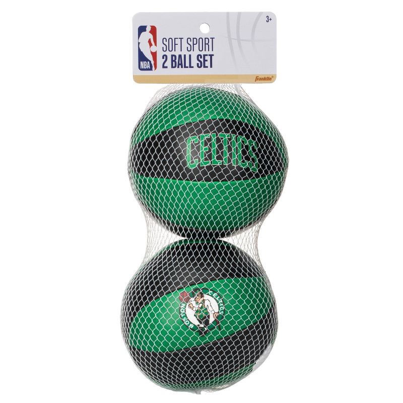 slide 3 of 5, NBA Boston Celtics Sports Ball Sets: Foam Filled PVC Basketballs, Ages 3+, 1 ct