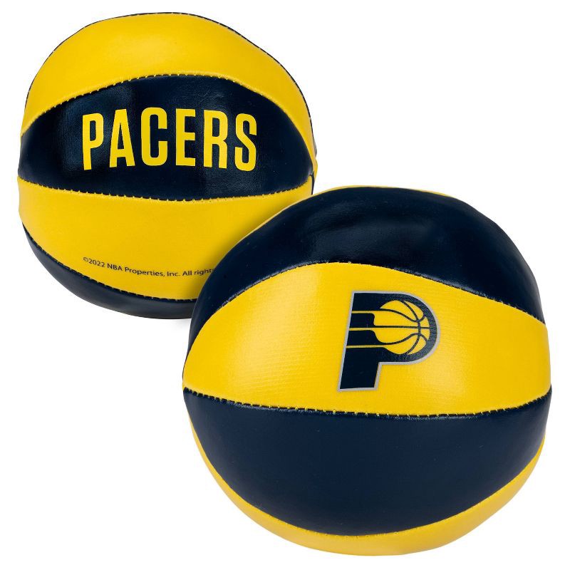 slide 1 of 5, NBA Indiana Pacers Sports Ball Sets: Foam Basketballs for Ages 3+, 1 ct