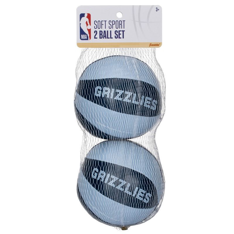 slide 3 of 5, NBA Memphis Grizzlies Sports Ball Sets: Foam Filled PVC Basketballs, Ages 3+, 1 ct