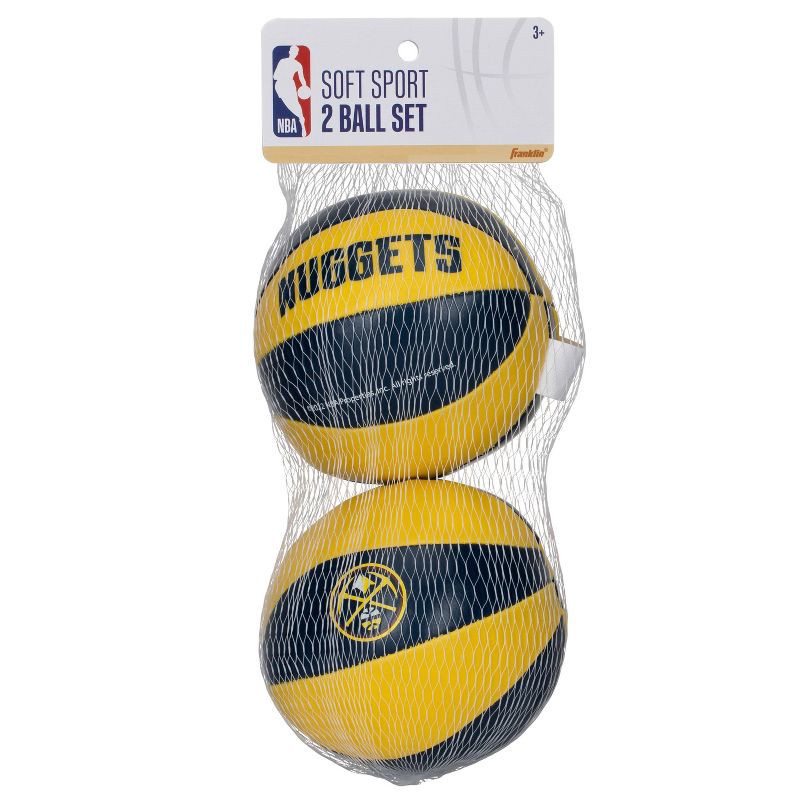 slide 3 of 5, NBA Denver Nuggets Sports Ball Sets: Foam Basketballs for Ages 3+, 1 ct