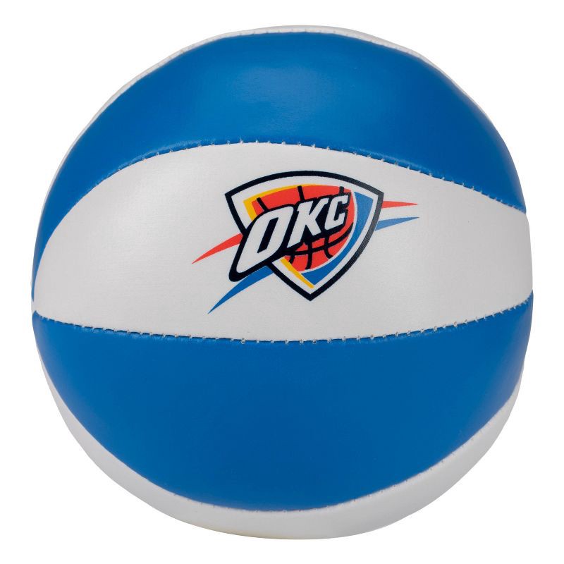 slide 5 of 5, NBA Oklahoma City Thunder Sports Ball Sets: Foam Basketballs for Ages 3+, 1 ct