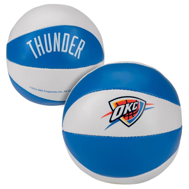 slide 1 of 5, NBA Oklahoma City Thunder Sports Ball Sets: Foam Basketballs for Ages 3+, 1 ct