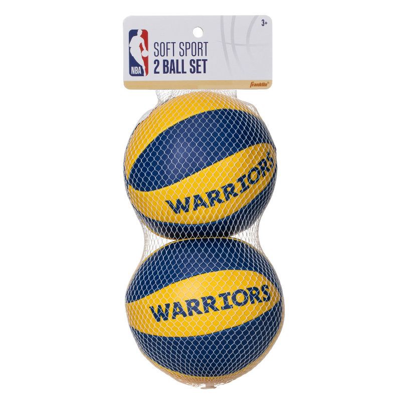 slide 3 of 5, NBA Golden State Warriors Sports Ball Sets: Foam Filled PVC Basketballs, Ages 3+, 1 ct