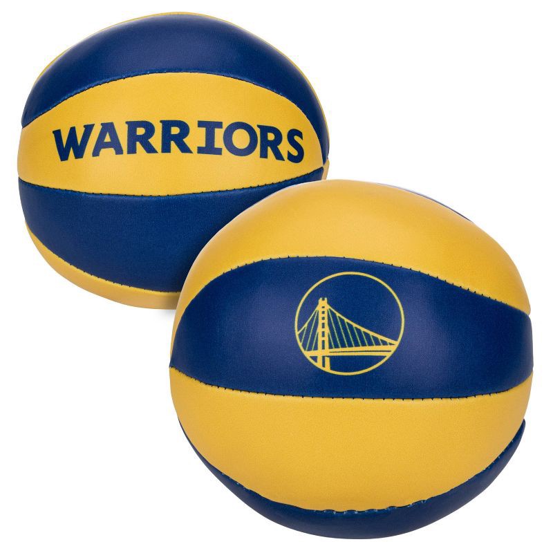 slide 1 of 5, NBA Golden State Warriors Sports Ball Sets: Foam Filled PVC Basketballs, Ages 3+, 1 ct