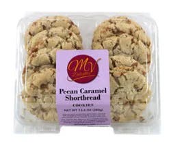 Pecan Caramel Shortbread Cookies - 1.5 Oz