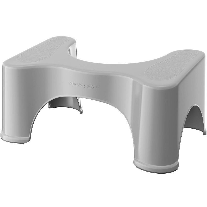 slide 1 of 6, 9" Step Stool Gray - Squatty Potty: Polypropylene, No Assembly, 250 lbs Max Load, 250 lb