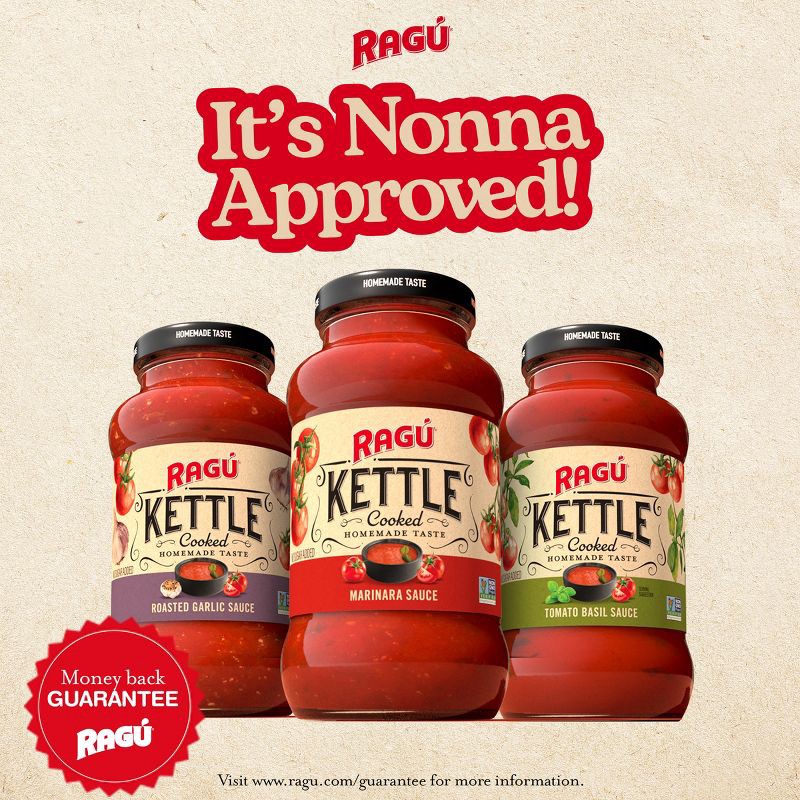 slide 3 of 6, Ragu Kettle Cooked Roasted Garlic Pasta Sauce - 24oz, 24 oz