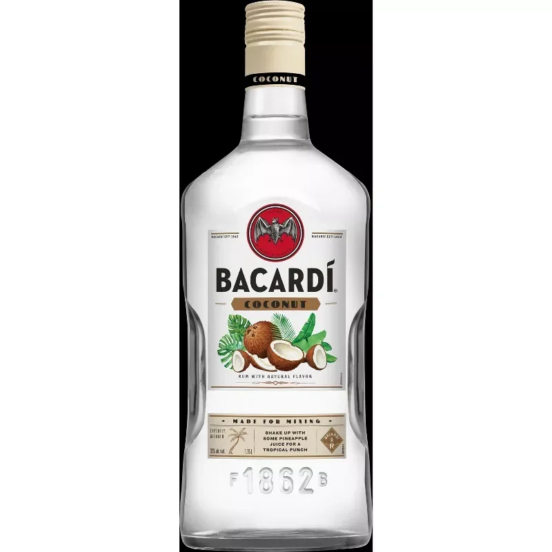 slide 1 of 6, Bacardi Rum Coconut, 1.75 liter