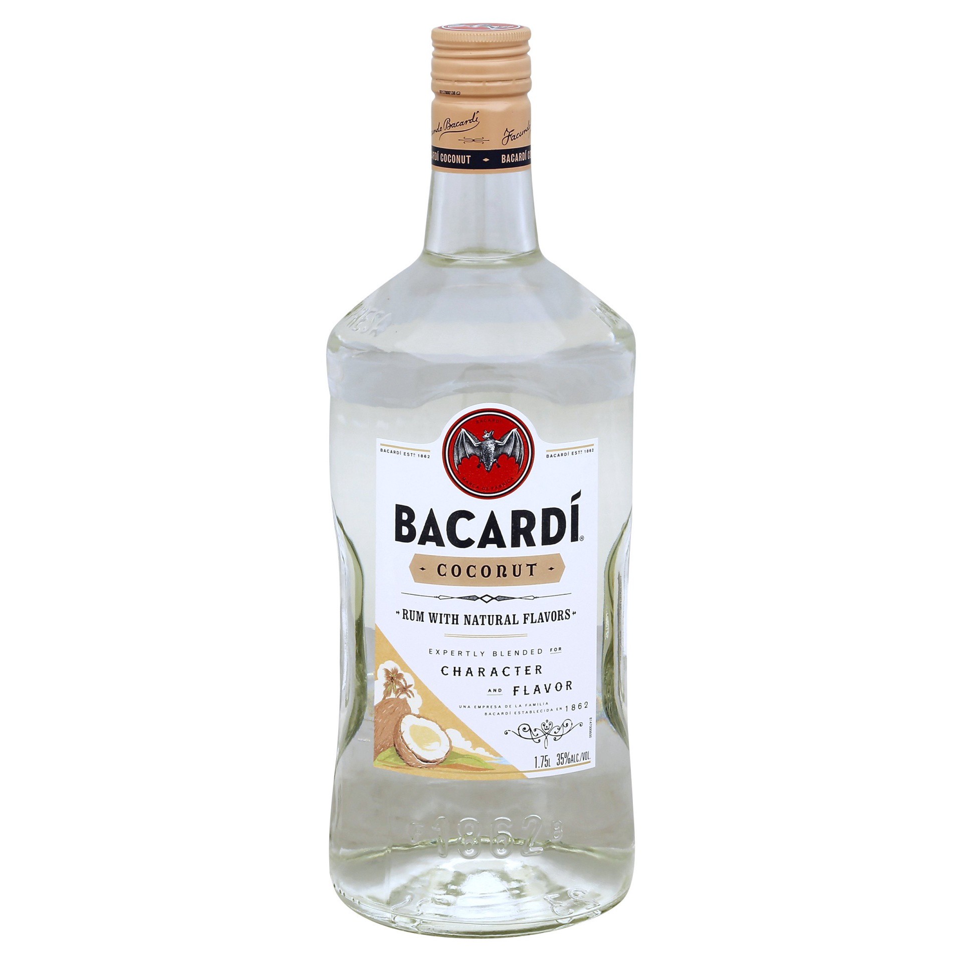 slide 1 of 1, Bacardi Rum Coconut, 1.75 liter