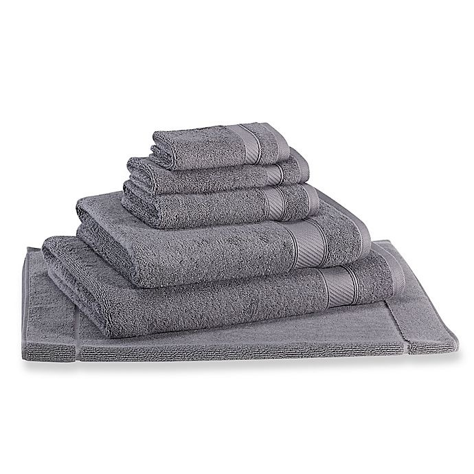 slide 3 of 3, Wamsutta Hygro Duet Bath Towel - Pewter, 1 ct