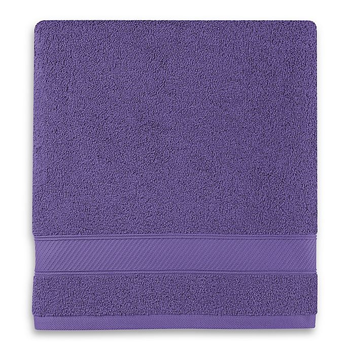 slide 1 of 3, Wamsutta Hygro Duet Bath Towel - Grape, 1 ct