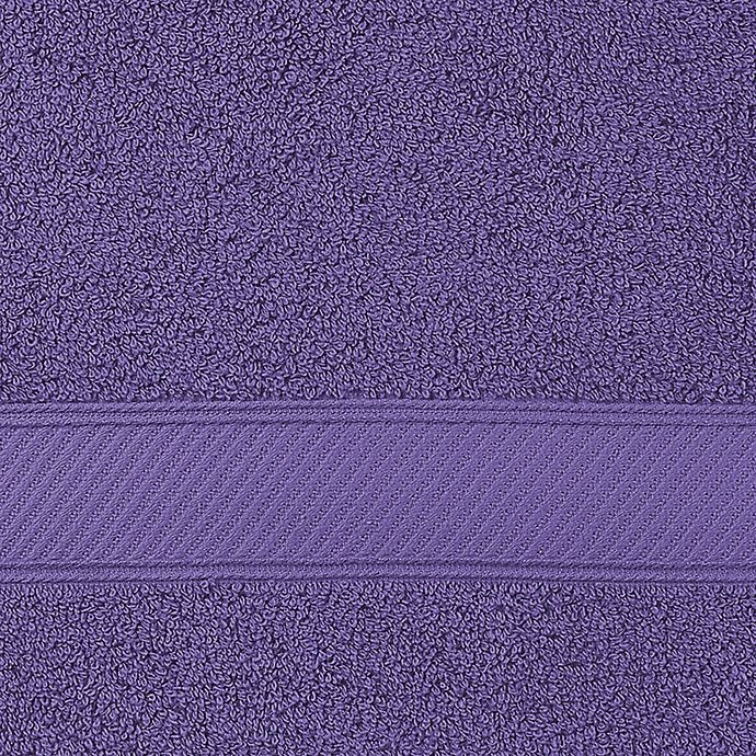 slide 2 of 3, Wamsutta Hygro Duet Fingertip Towel - Grape, 1 ct