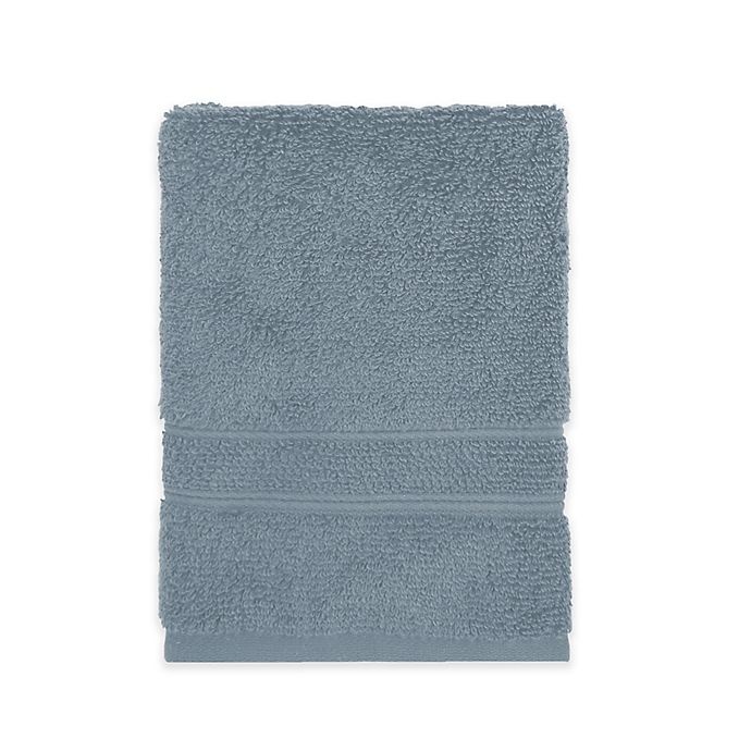 slide 1 of 7, Under the Canopy Organic Cotton Hand Towel - Chambray, 1 ct