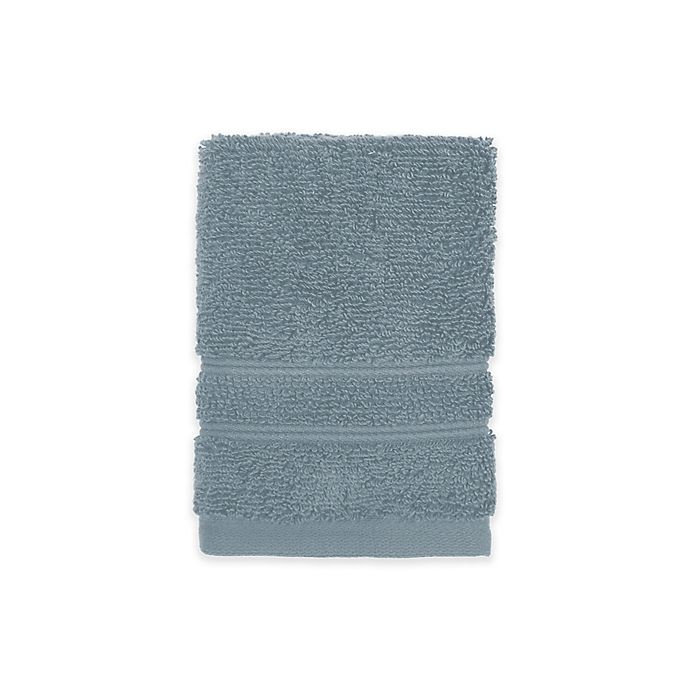 slide 1 of 7, Under the Canopy Organic Cotton Washcloth - Chambray, 1 ct