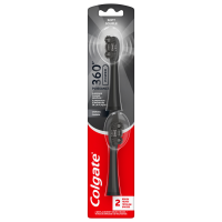 slide 8 of 9, Colgate 360 Sonic Charcoal Soft Replacement Brush Heads 2 Brush Heads, 2 ct