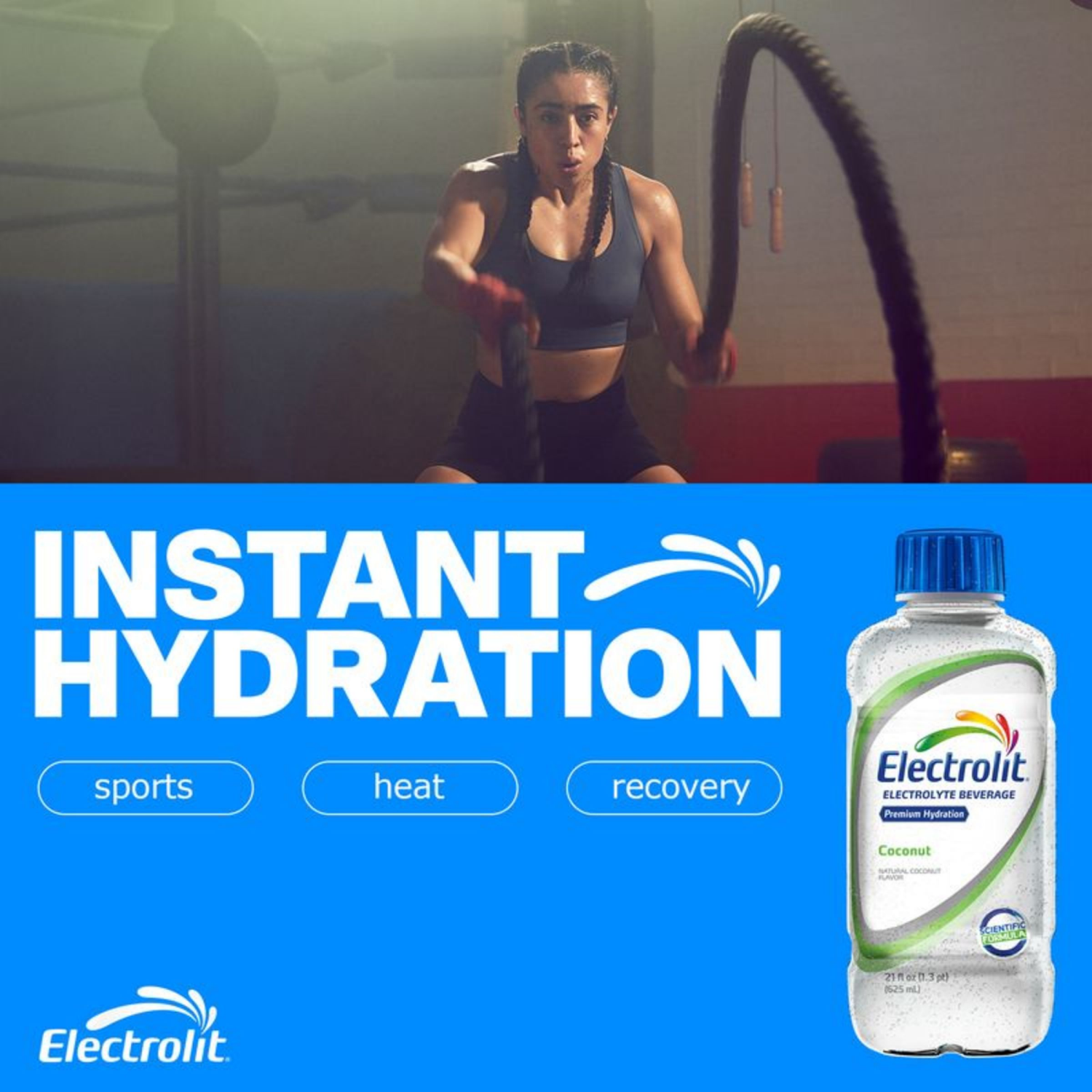 slide 3 of 4, Electrolit Premium Hydration Coconut Flavored Electrolyte Beverage, 21 fl oz bottle, 21 oz