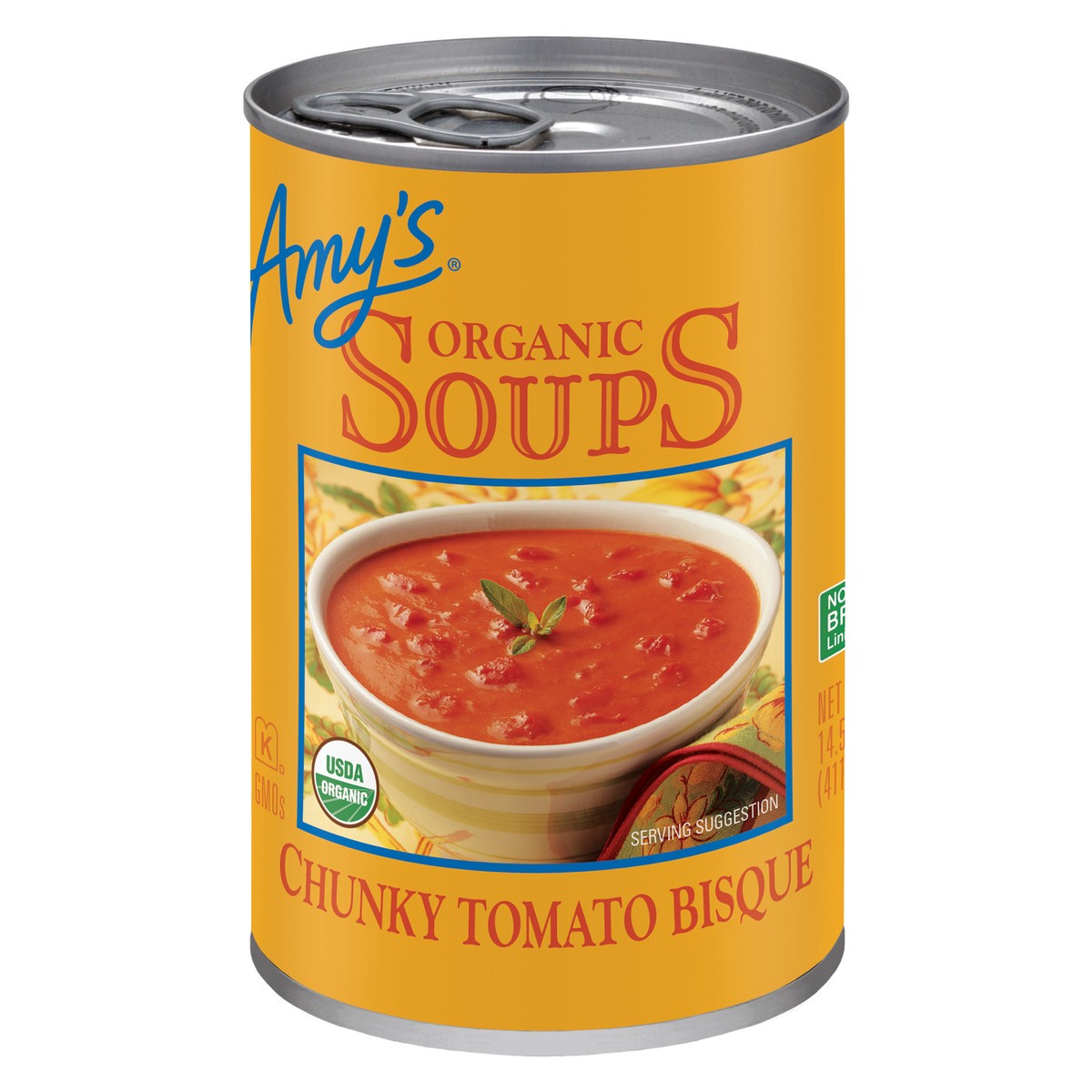 slide 7 of 8, Amy's Chunky Tomato Bisque Soup, Gluten Free, 14.5 oz