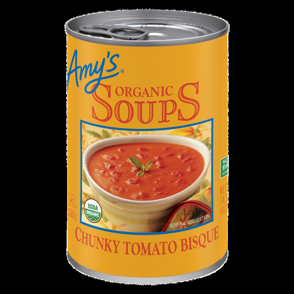 slide 1 of 8, Amy's Chunky Tomato Bisque Soup, Gluten Free, 14.5 oz