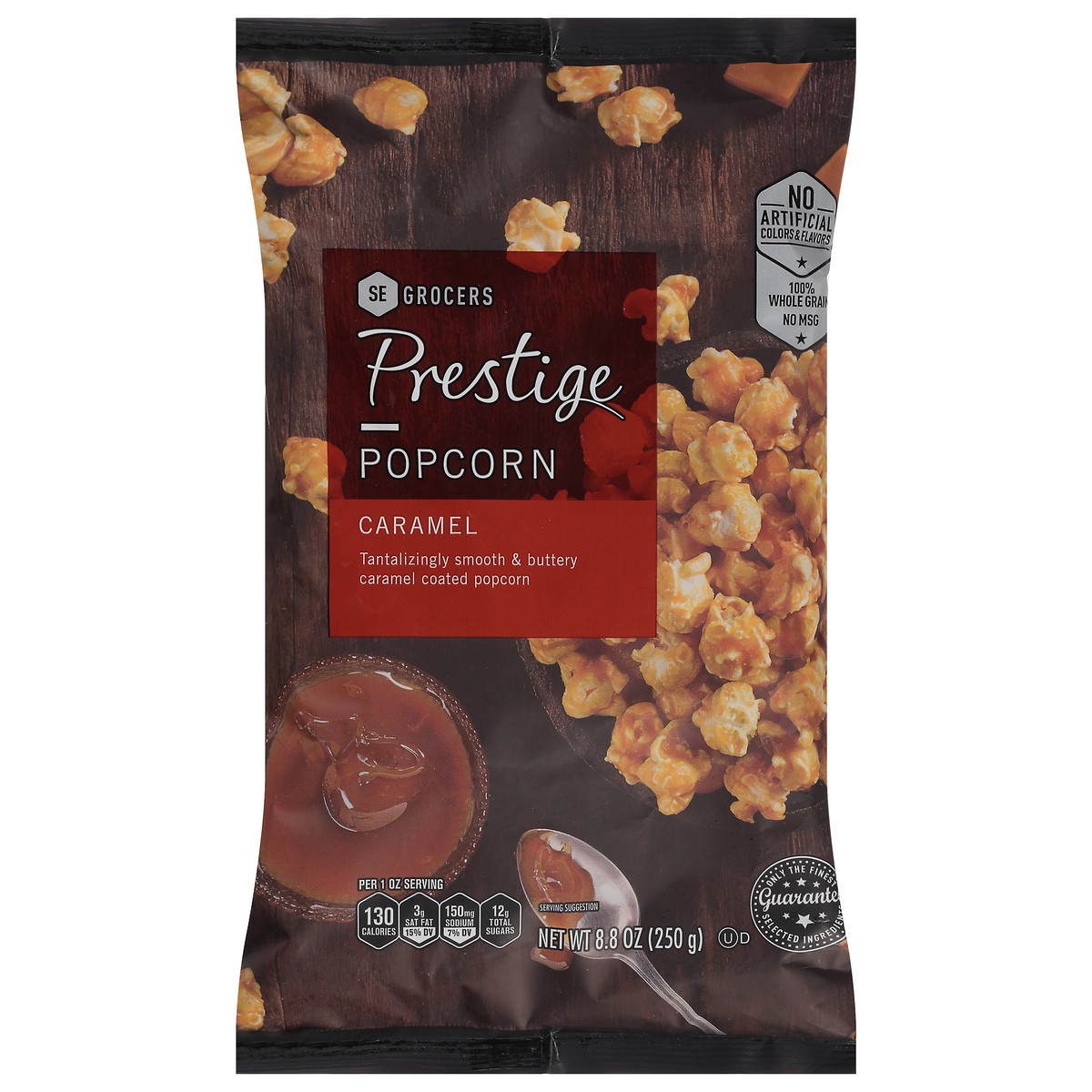 slide 1 of 9, Prestige Caramel Popcorn, 8.8 oz