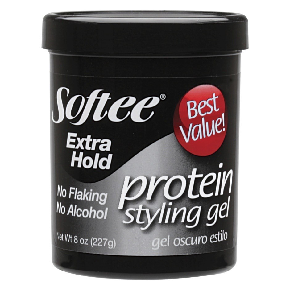 slide 1 of 1, Softee Protein Styling Extra Hold Gel, 8 oz