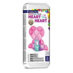 Magna-Tiles MicroMags Travel Set - Heart to Heart