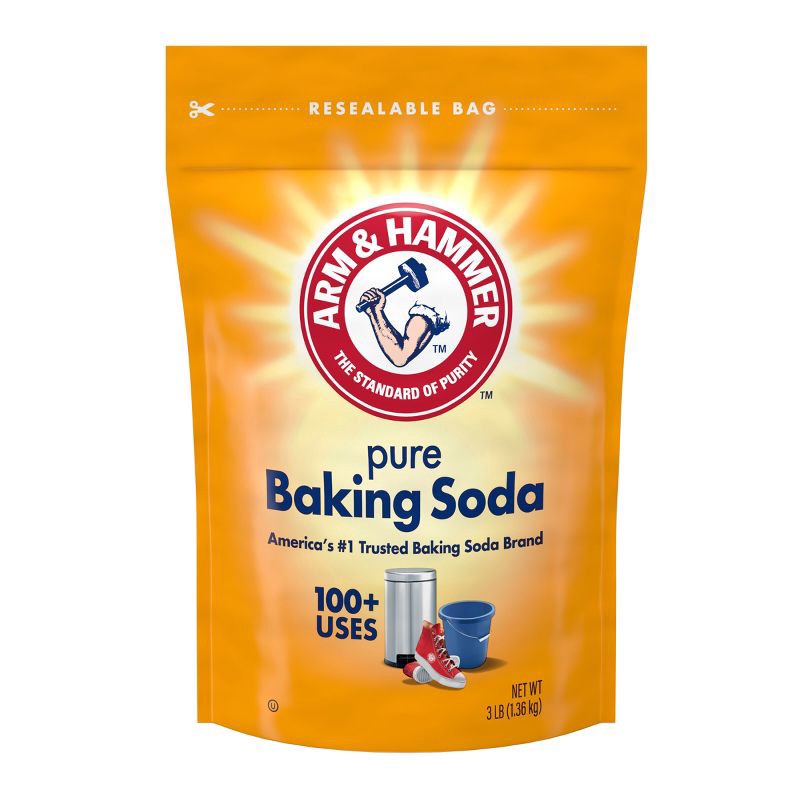 slide 1 of 10, Arm & Hammer Pure Baking Soda Bag - 3lb, 3 lb