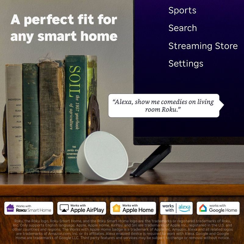 slide 8 of 11, Roku Streambar SE 2-in-1 TV Soundbar with Built-in Streaming, Premium Speakers, & Enhanced Speech Clarity: 4K Resolution, Wi-Fi 5, Voice Assistant, 1 ct