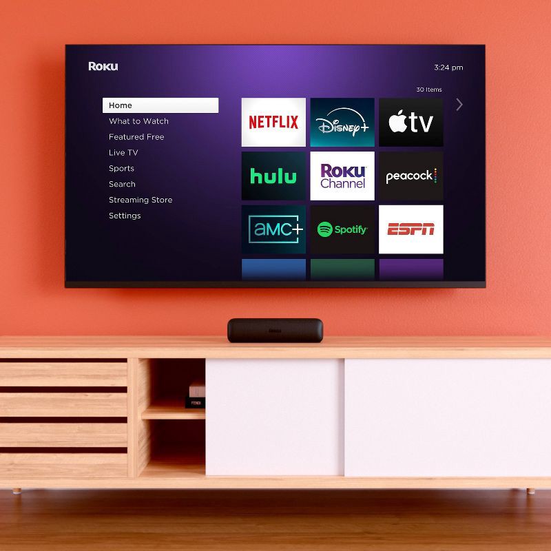slide 11 of 11, Roku Streambar SE 2-in-1 TV Soundbar with Built-in Streaming, Premium Speakers, & Enhanced Speech Clarity: 4K Resolution, Wi-Fi 5, Voice Assistant, 1 ct