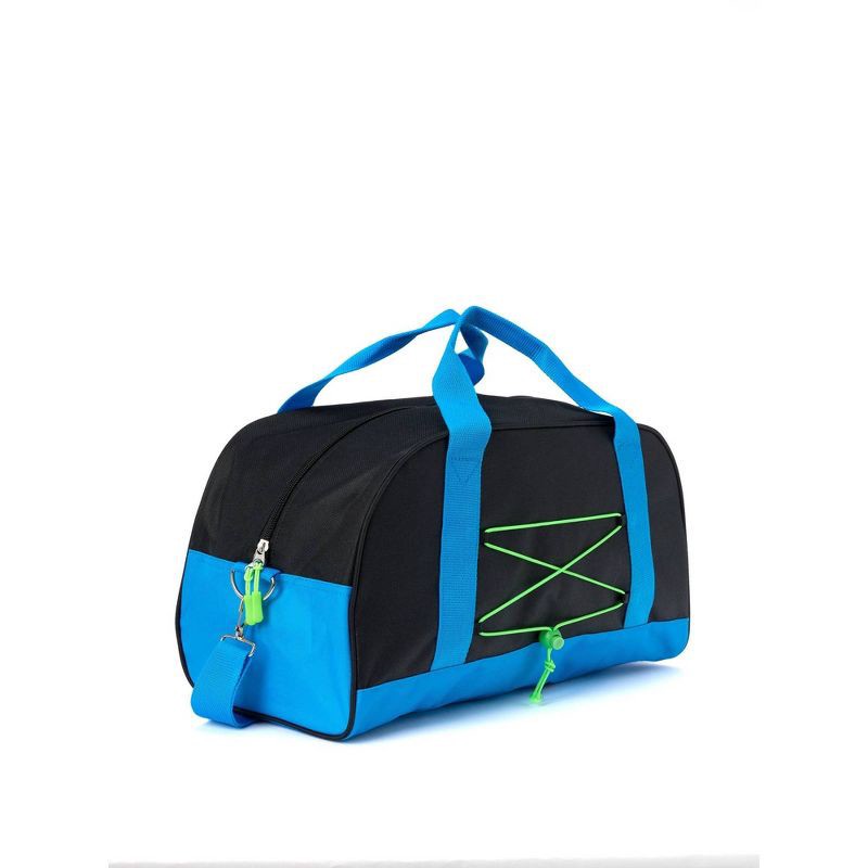 slide 3 of 4, Distributed by Vendor Kids' Elevated Overnighter Weekender Bag - Black/Blue, 1 ct