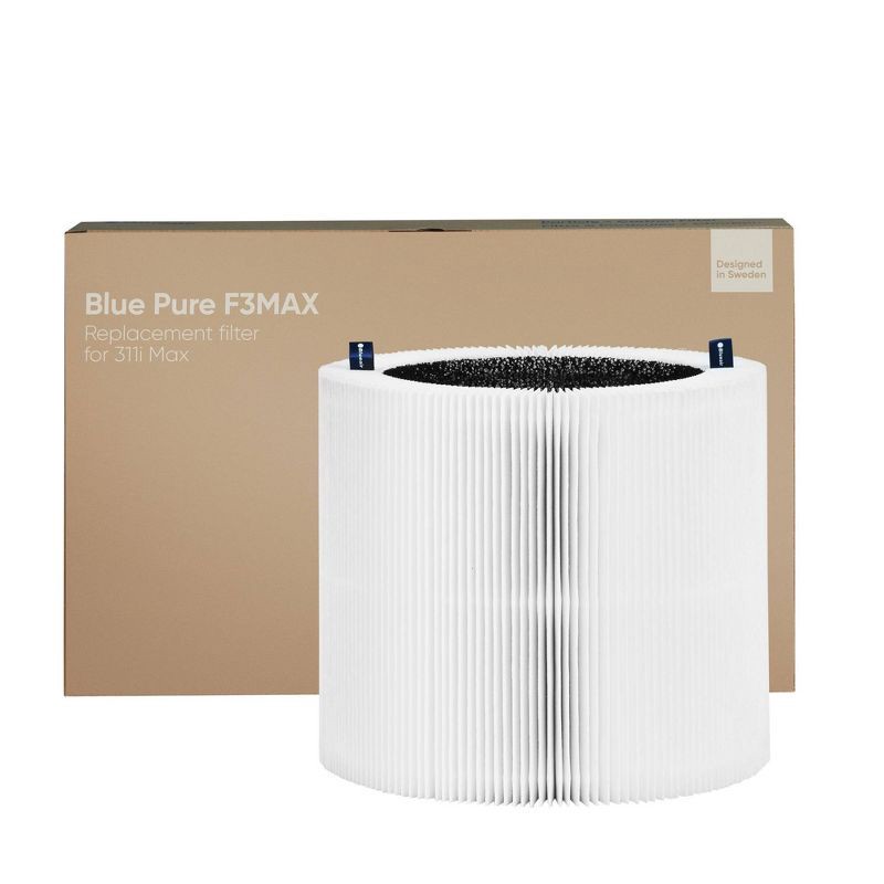 slide 2 of 4, Blueair F3MAX Replacement PAC Filter for 311i Max: HEPA Air Purifier Filter, Captures Allergens & Odors, Energy Star Certified, 1 ct