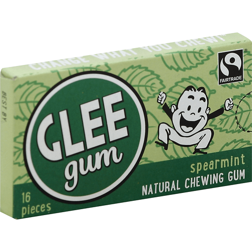 slide 1 of 1, Glee Gum Gum, Spearmint, 16 ct