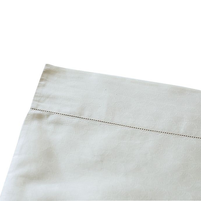 slide 3 of 4, Mayfair Club Palm Jacquard King Sheet Set - Ivory, 1 ct