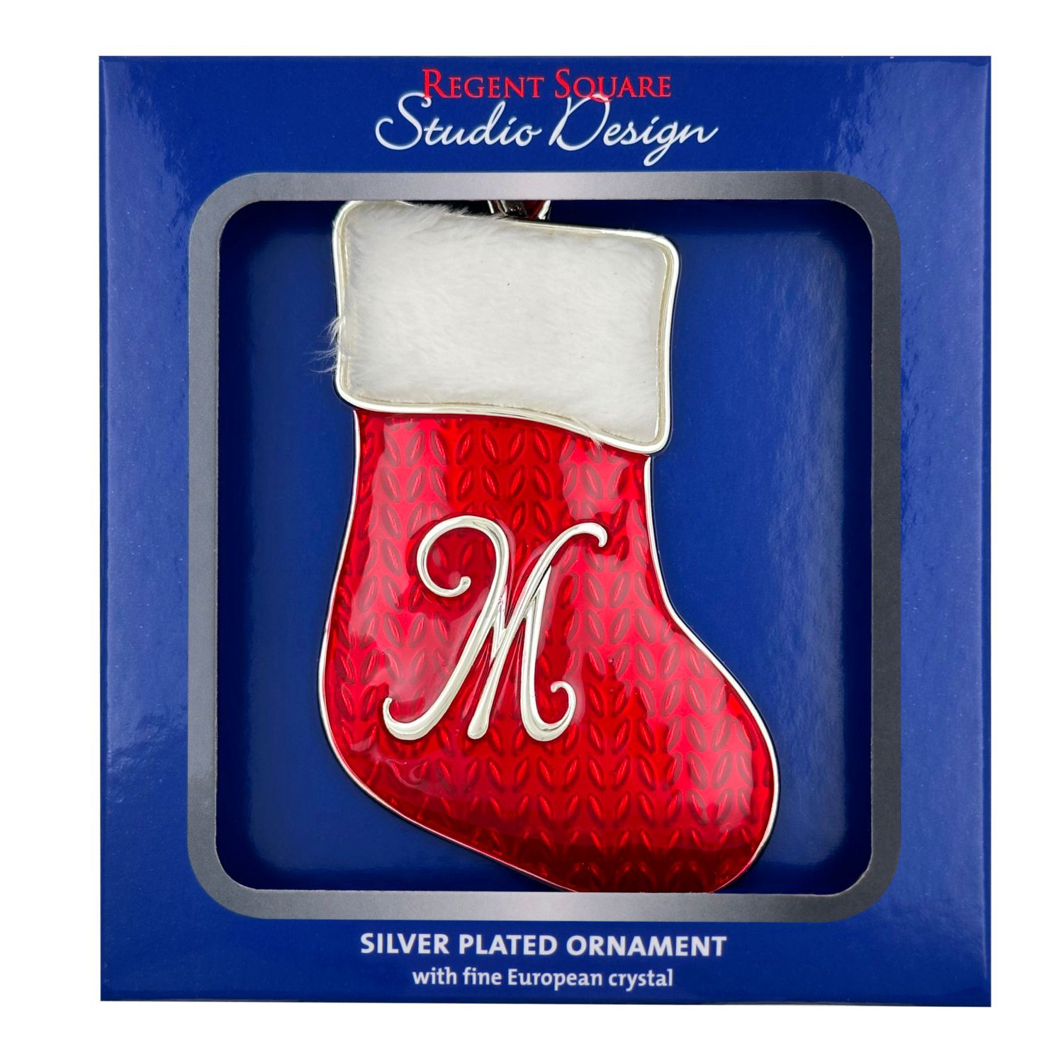 slide 8 of 9, NON BRAND 25Pc Monogram Stocking Ornament, 1 ct