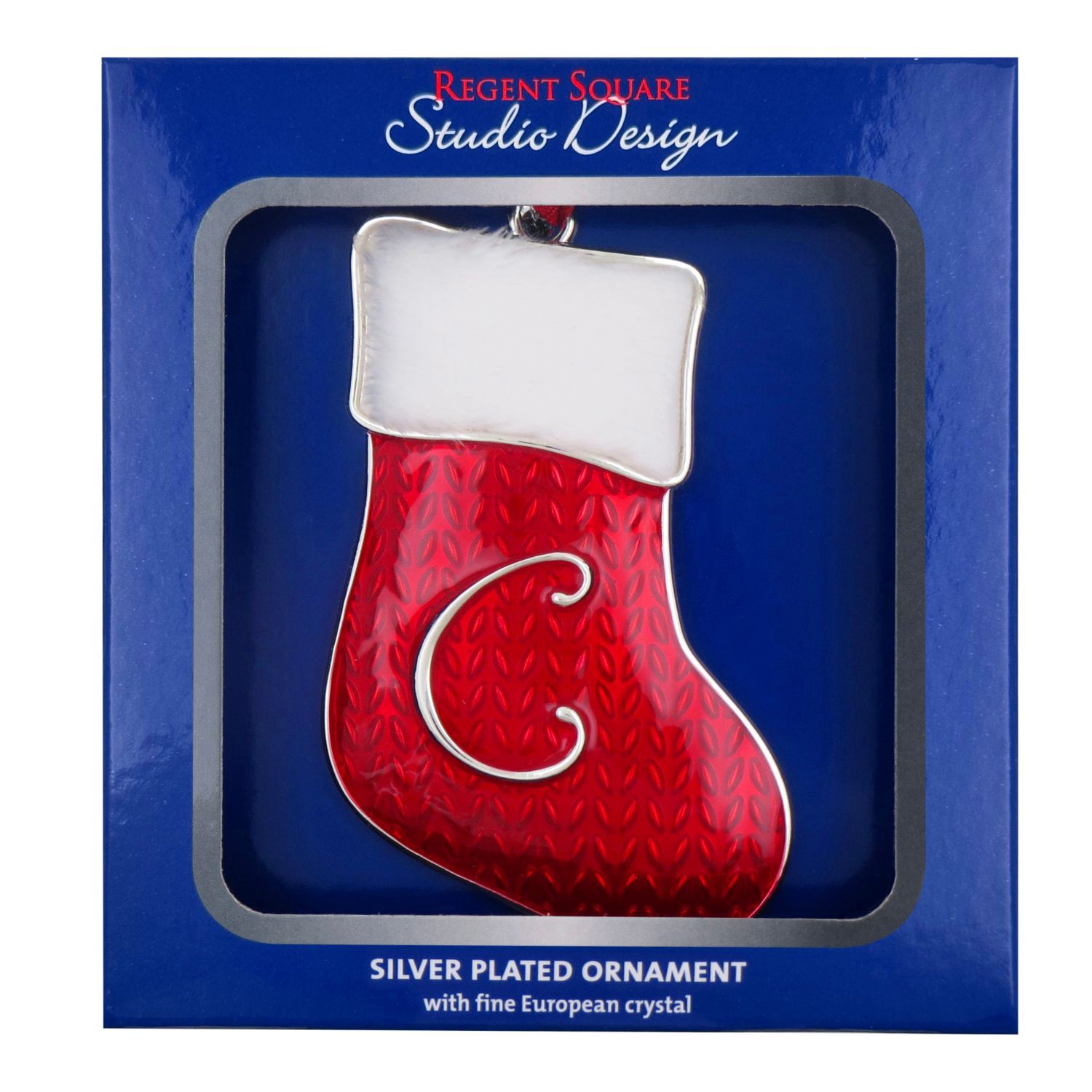 slide 3 of 9, NON BRAND 25Pc Monogram Stocking Ornament, 1 ct