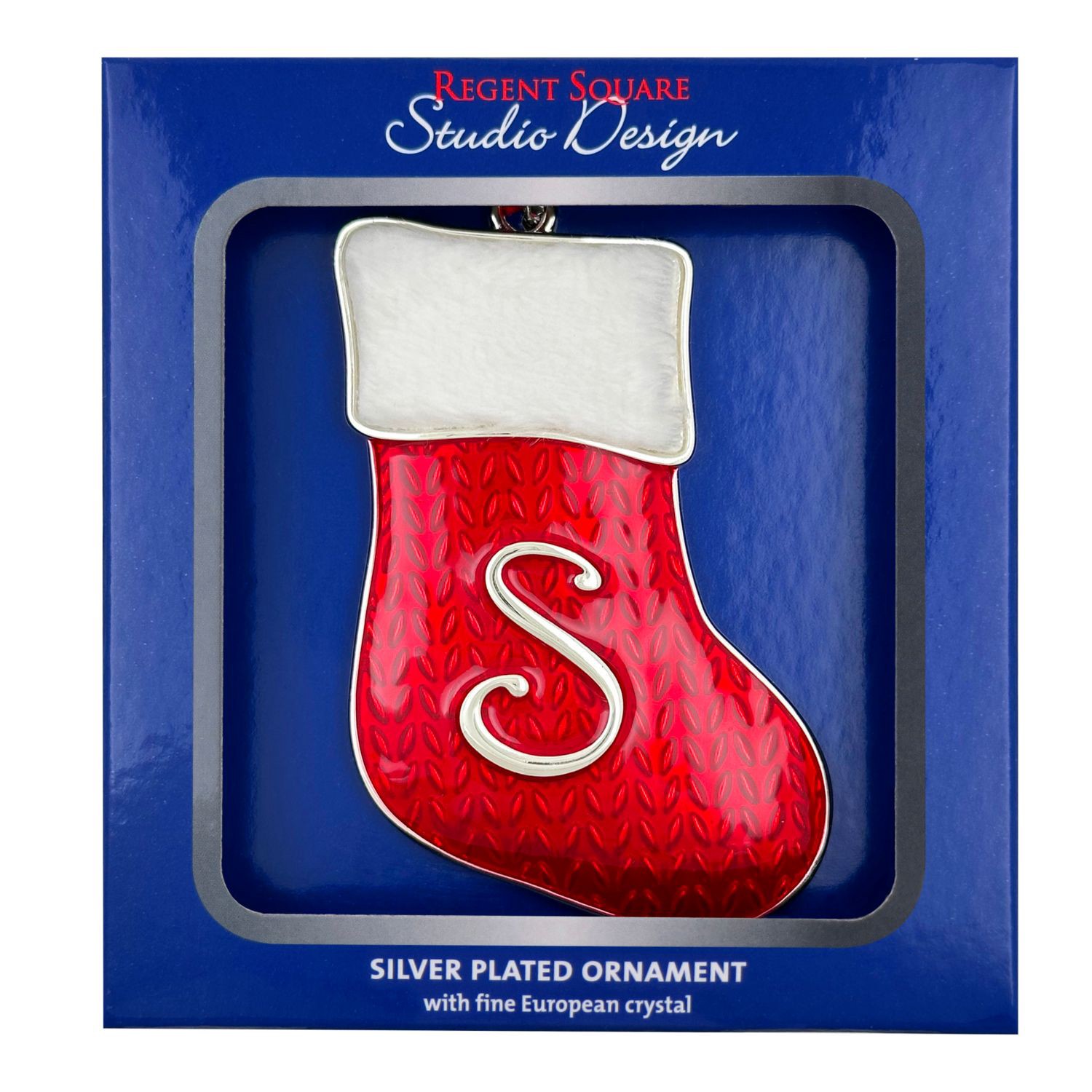 slide 7 of 9, NON BRAND 25Pc Monogram Stocking Ornament, 1 ct
