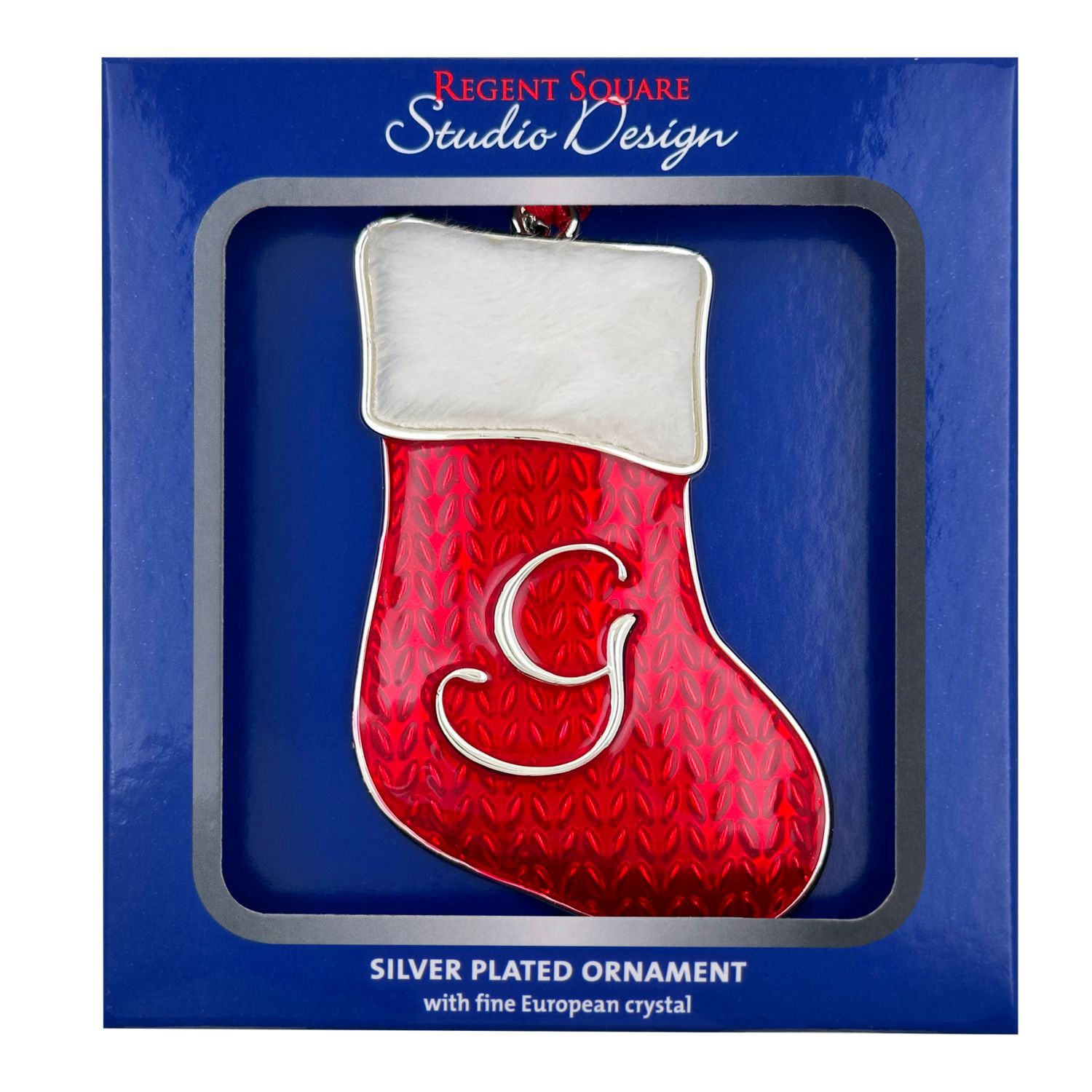slide 5 of 9, NON BRAND 25Pc Monogram Stocking Ornament, 1 ct