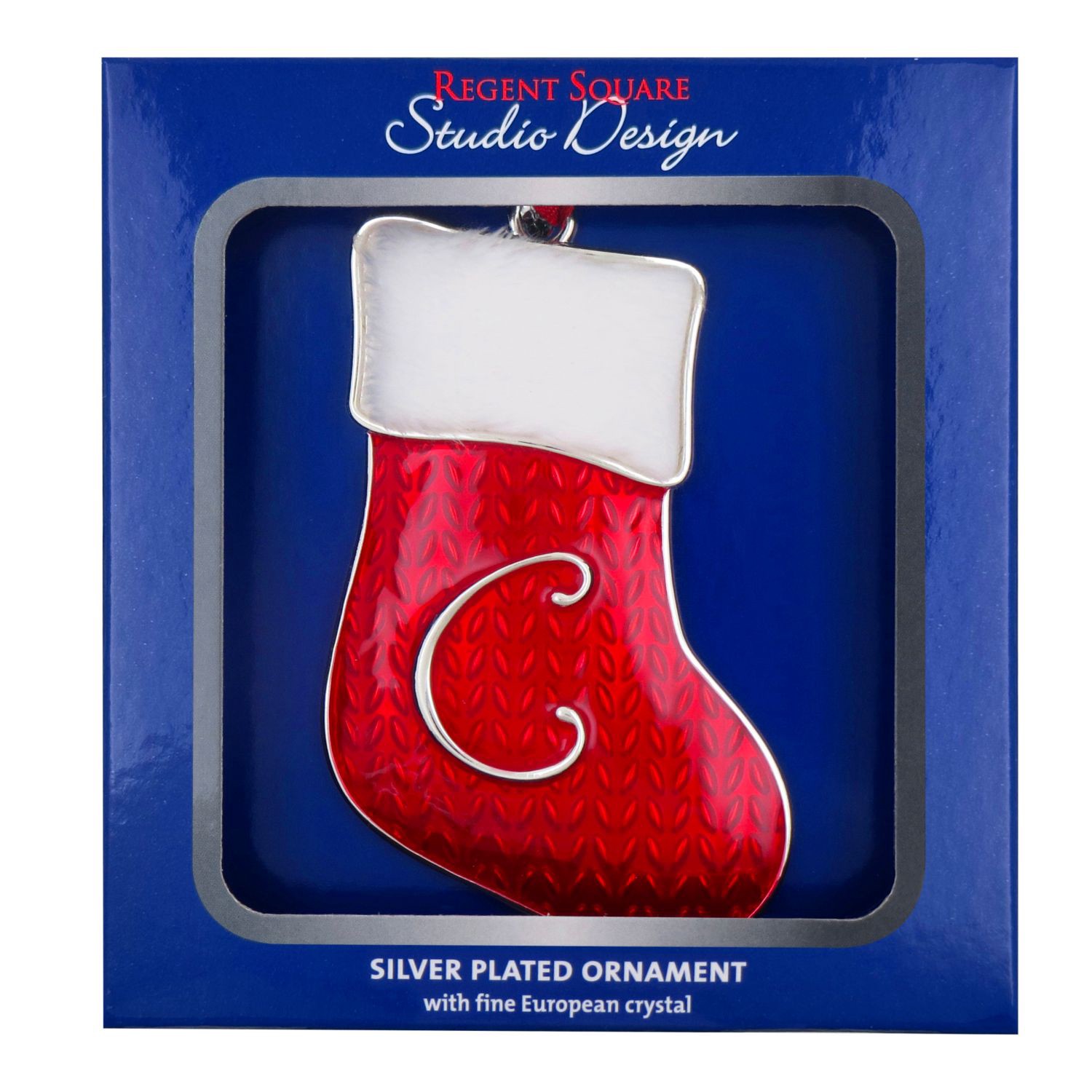 slide 9 of 9, NON BRAND 25Pcs Monogram Stocking Ornament, 1 ct